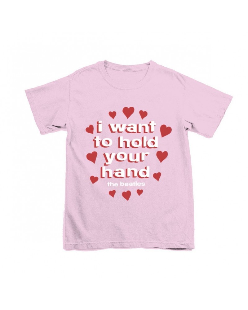 The Beatles I Want To Hold Your Hand Pink T-Shirt $10.80 Shirts