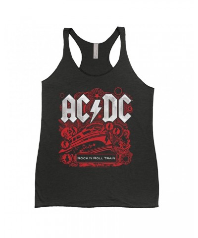 AC/DC Ladies' Tank Top | Rock And Roll Train Album Cover Design Shirt $10.13 Shirts