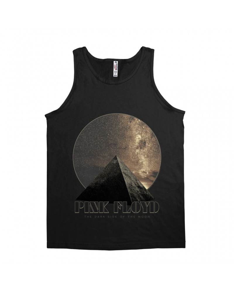 Pink Floyd Unisex Tank Top | Moonlight Pyramid Circle Design Shirt $8.48 Shirts