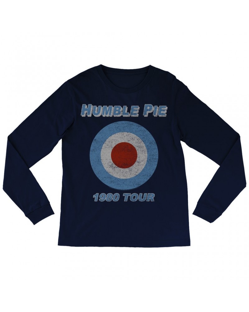 Humble Pie Long Sleeve Shirt | 1980 Tour Distressed Shirt $10.78 Shirts