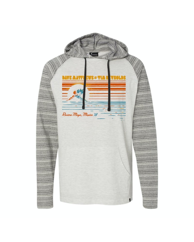 Dave Matthews Band Dave & Tim – Riviera Maya 2018 Sunset Pullover Hoody $30.55 Sweatshirts