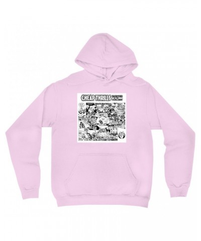 Big Brother & The Holding Company Hoodie | Black and White Cheap Thrills Hoodie $15.58 Sweatshirts