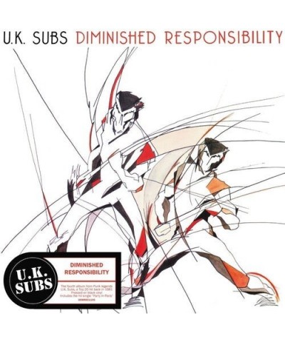 U.K. Subs Diminished Responsibility Vinyl Record $10.07 Vinyl