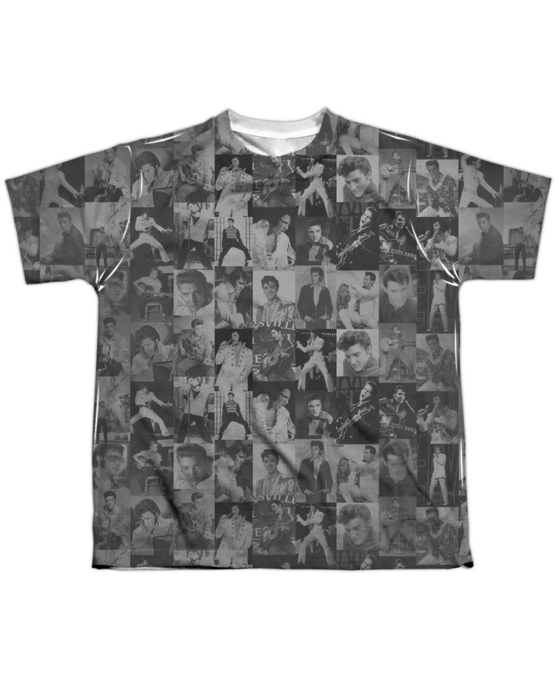 Elvis Presley Youth Shirt | TCB CROWD Sublimated Tee $7.35 Kids