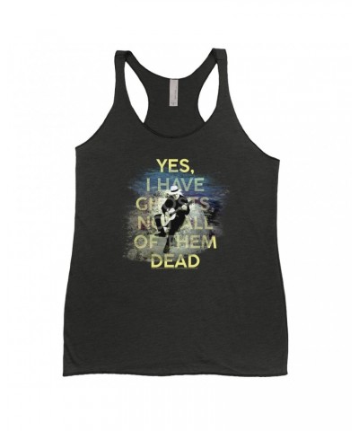 David Gilmour Ladies' Tank Top | Yes I Have Ghosts Shirt $12.74 Shirts