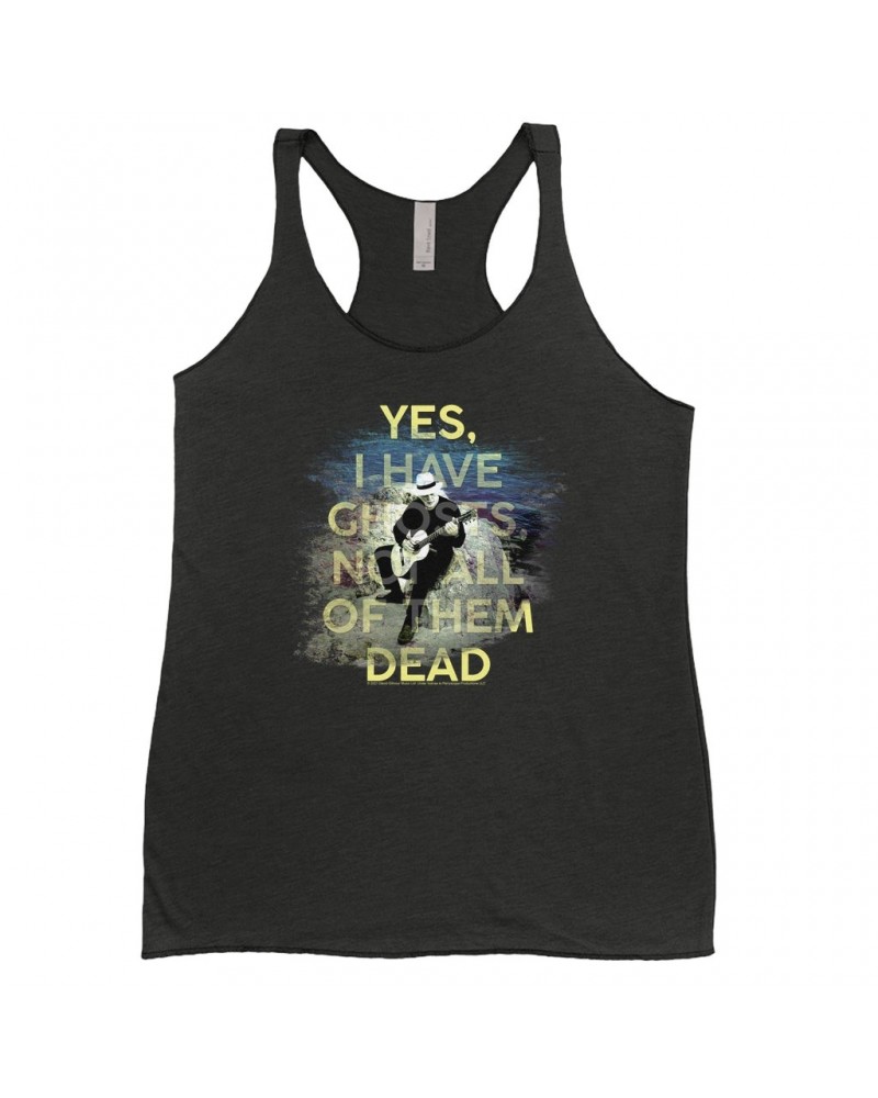 David Gilmour Ladies' Tank Top | Yes I Have Ghosts Shirt $12.74 Shirts