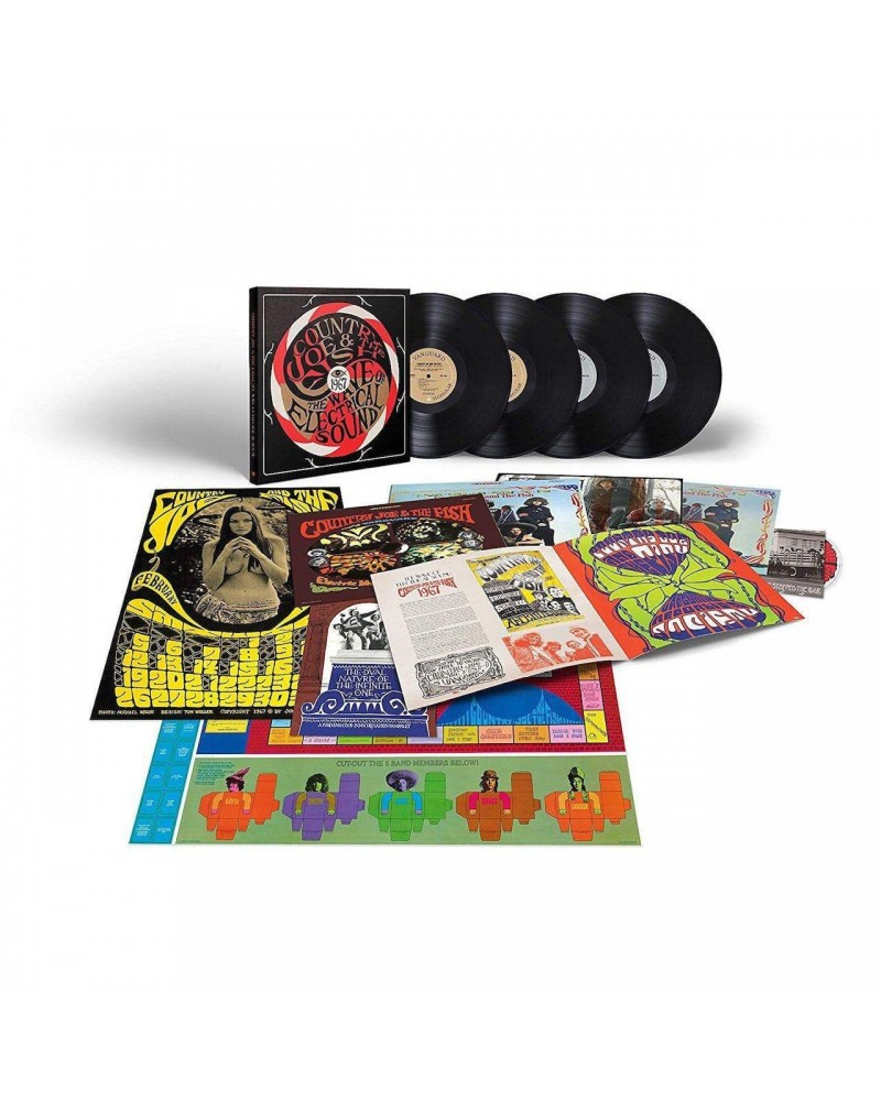 Country Joe & The Fish The Wave Of Electrical Sound (4 LP/DVD Box Set)(Deluxe Edition) (Vinyl) $54.24 Vinyl