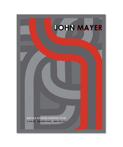 John Mayer 3/2/10 St. Paul MN Battle Studies Tour Poster $7.50 Decor