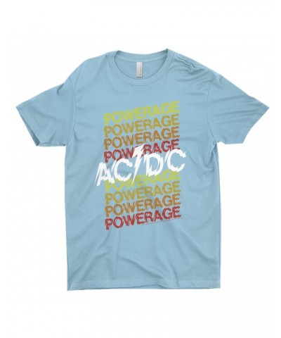 AC/DC T-Shirt | Ombre Powerage Powerage Powerage Logo Shirt $8.98 Shirts