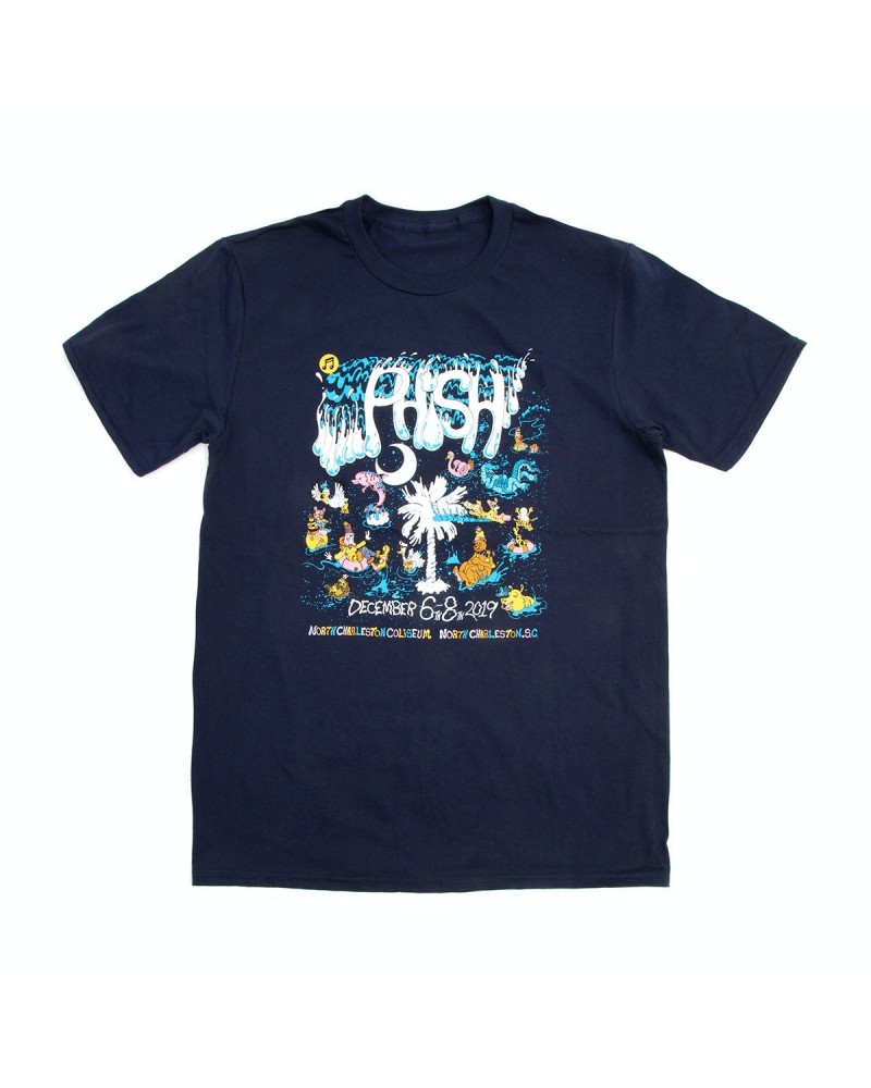 Phish North Charleston Fall 2019 Tee on Navy $4.80 Shirts