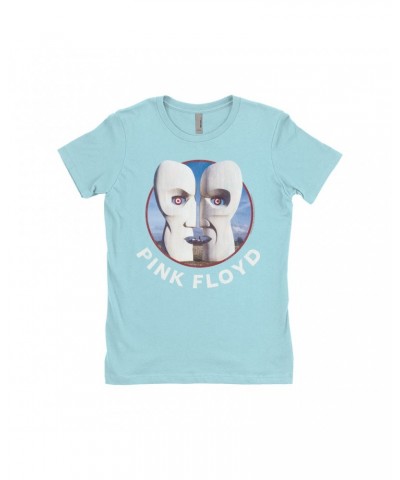 Pink Floyd Ladies' Boyfriend T-Shirt | Circular Metal Division Bell With Logo Shirt $9.98 Shirts