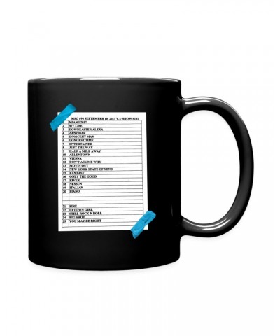 Billy Joel "9-10-23 MSG Set List" Black Mug - Online Exclusive $8.58 Drinkware