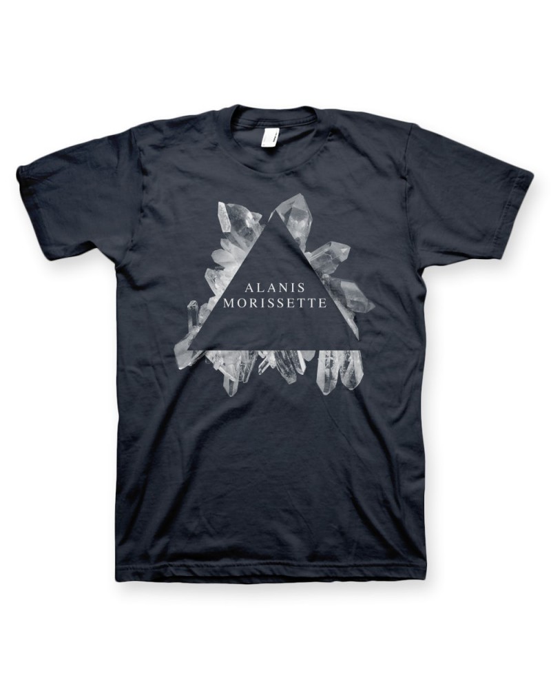 Alanis Morissette Gem Triangle T-Shirt - Men's (Midnight Navy) $9.60 Shirts